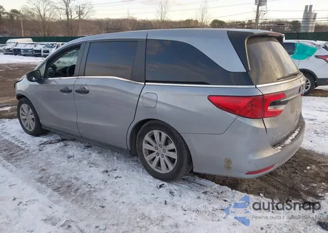 2022 Honda Odyssey Lx z USA, uszkodzony, nr VIN 5FNRL6H29NB004029